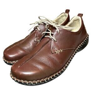 Josef Seibel Women’s Lindsay Leather Oxford Brandy Size 6.5 (37)